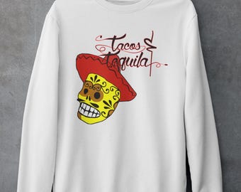 Tacos and Tequila T-Shirt: Funny Drinking Tee