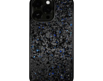 Blue Fragment  | Forged Carbon Fiber | iPhone Case | IMPACT SERIES