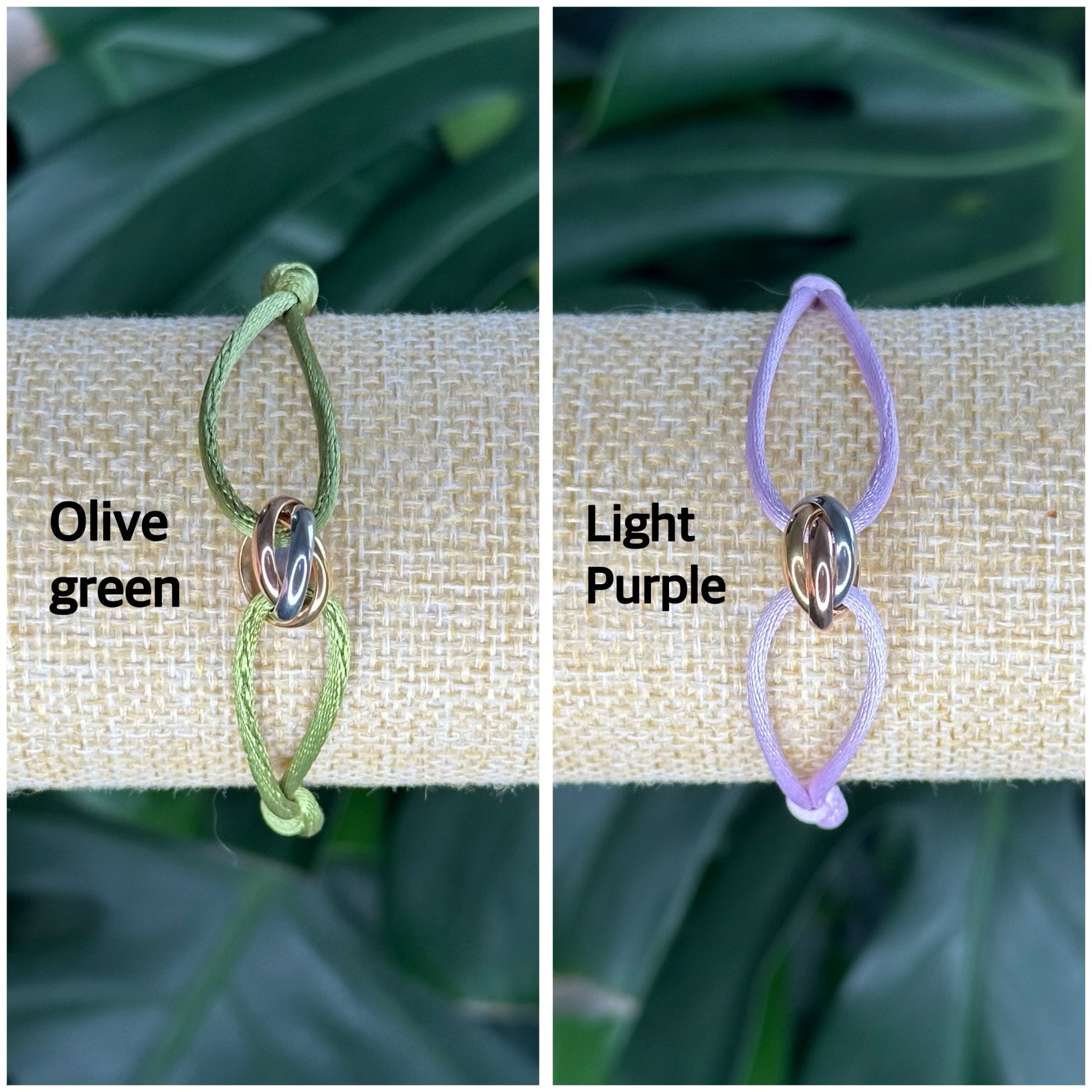 Stainless Steel 3 Ring Trinity Bracelet - Etsy