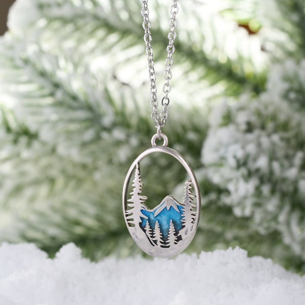 Mountain Necklace - Etsy