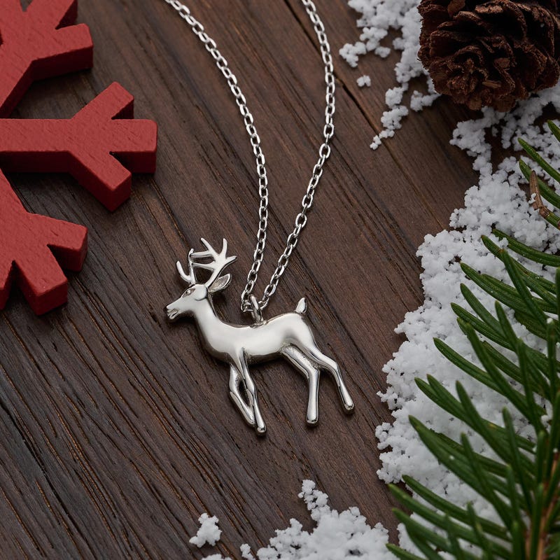Divine Deer Chinese Style Necklace