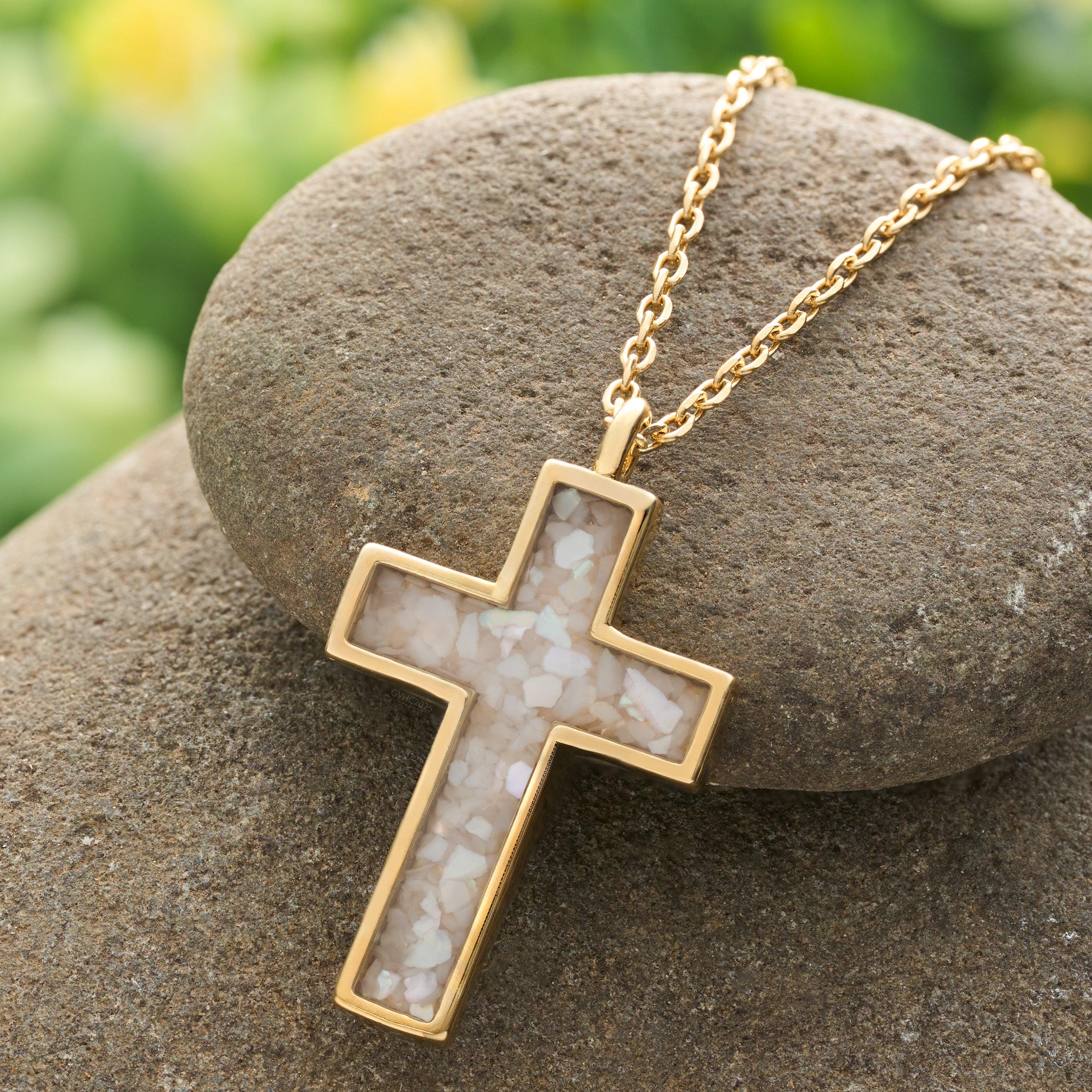 Clear Cross Chains - Etsy