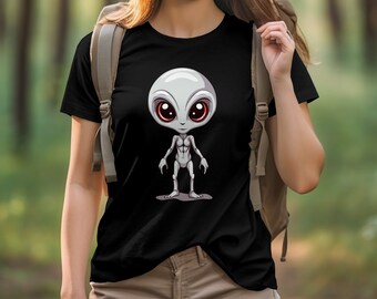 gray alien shirt dark alien tee space alien grey alien shirt dark side of the moon unisex adult t-shirt XS, 2XL, 4XL