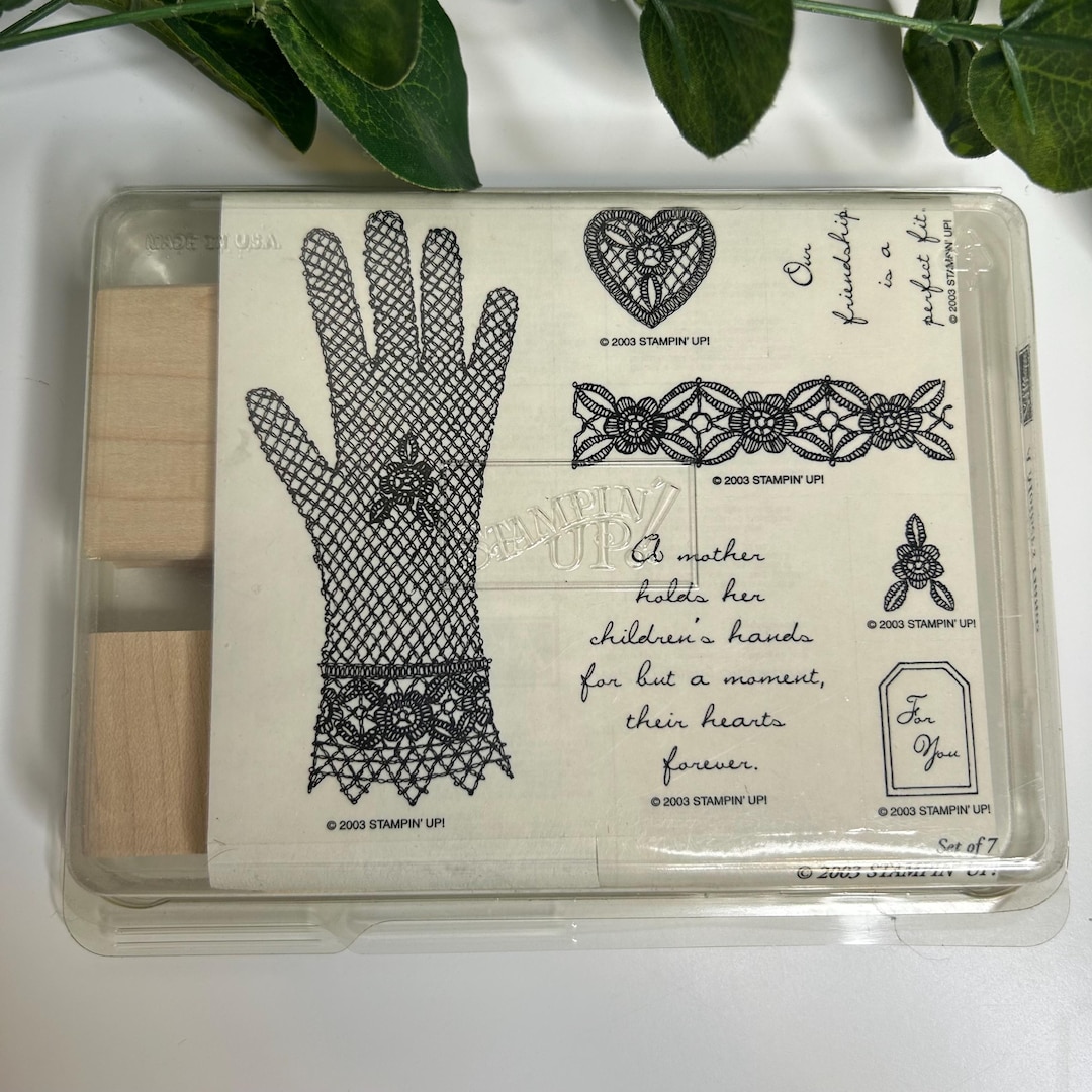 Stampin' Up! 2003 A Mother’s Hand Set of 7 Unmounted New Etsy