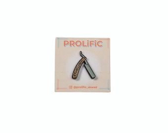 Emaille pin scheermes