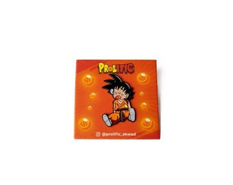 Pin de esmalte de Goku durmiendo