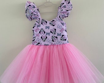 Enchanting Minnie Tutu dress : Custom Tulle Dress for Girls