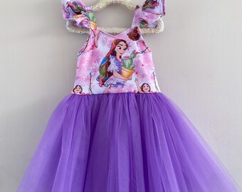 Enchanting Isabella Charm Tutu dress : Custom Tulle Dress for Girls