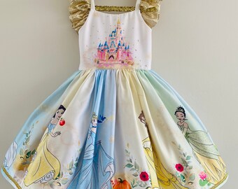 Bezauberndes Disney-Prinzessin-Tutu-Kleid: Maßgeschneidertes Tüllkleid für Mädchen