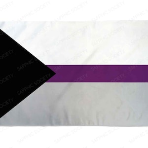Demisexual Pride Flag 3&#39;x5&#39; LGBTQ Indoor Outdoor Waterproof Polyester Demisexual Queer Flag Gay Queer Pride Festival Rainbow Flag LGBTQIA+