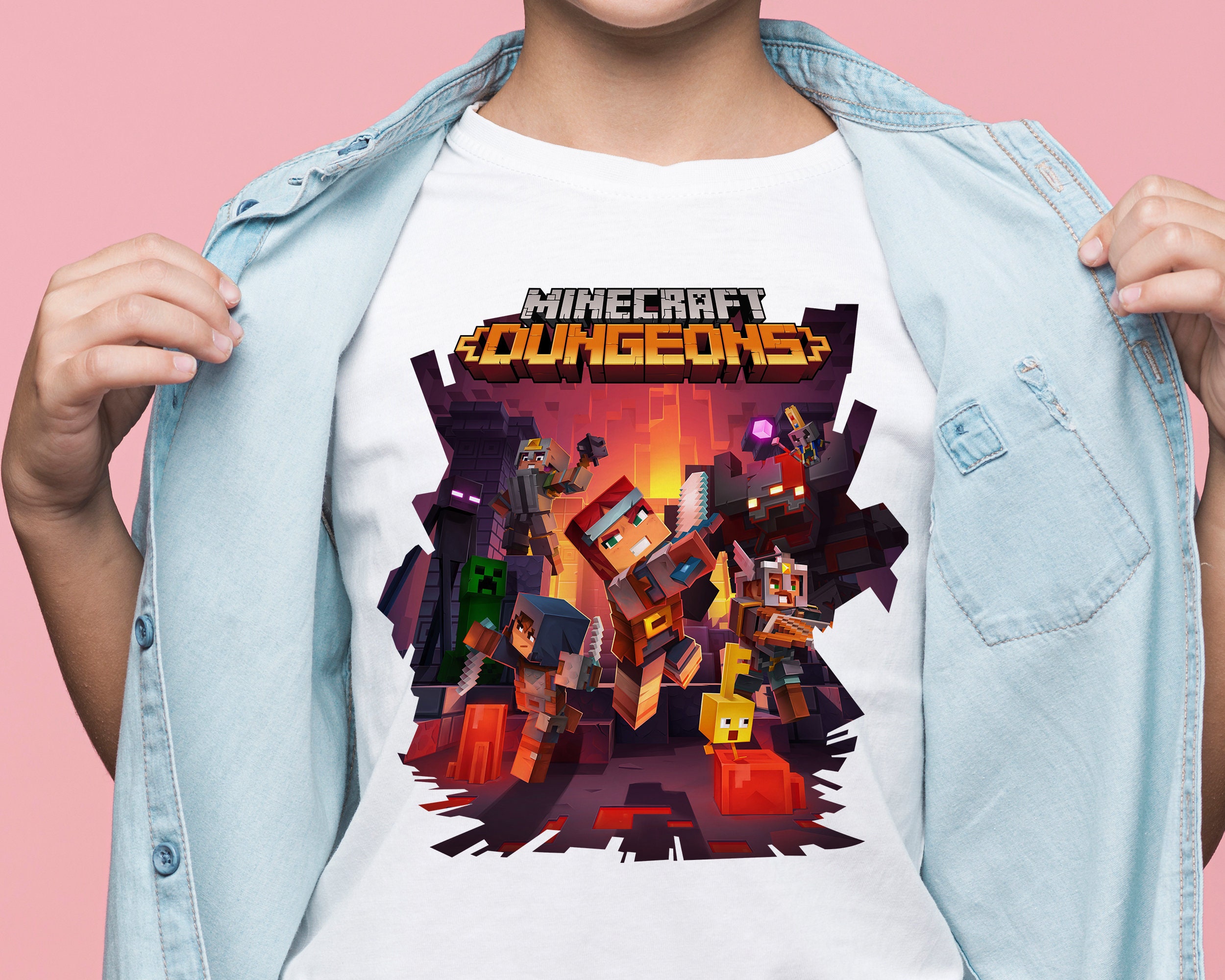 Minecraft PNG Minecraft Clipart Art Minecraft Shirt Png - Etsy
