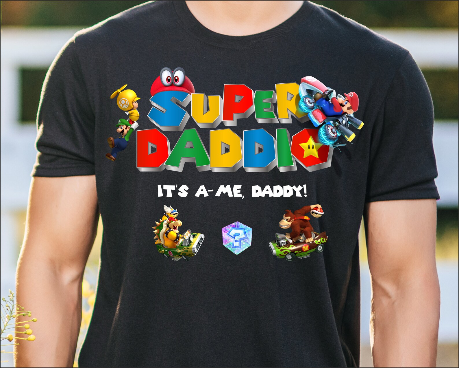 Super Daddio PNG File Happy Fathers Day Png Funny Dad Gamer - Etsy