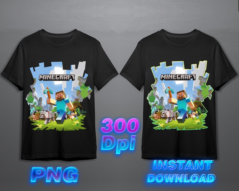 Minecraft PNG, Minecraft Clipart Png, Minecraft Shirt Png, Tumbler ...