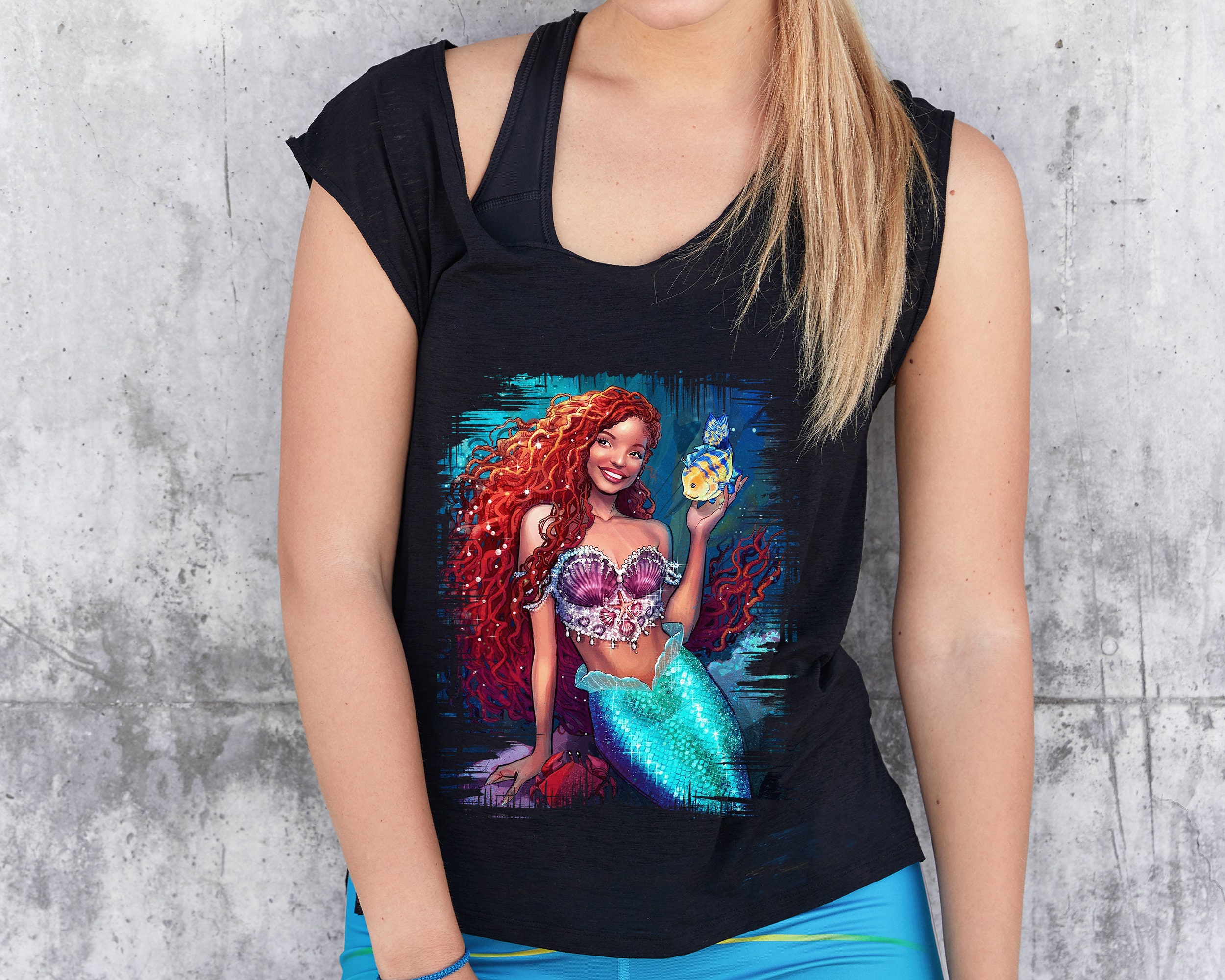 Little Mermaid Bundle PNG Black Little Mermaid Png - Etsy