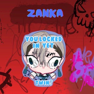 Zanka Lock In Gachiakuta Stickers | Jabber | Zanka | Rudo | Fu Orostor | Janka ...