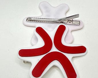 Anime angry annoyed tick mark vein bulge expression emoticon cosplay accessory hair clip