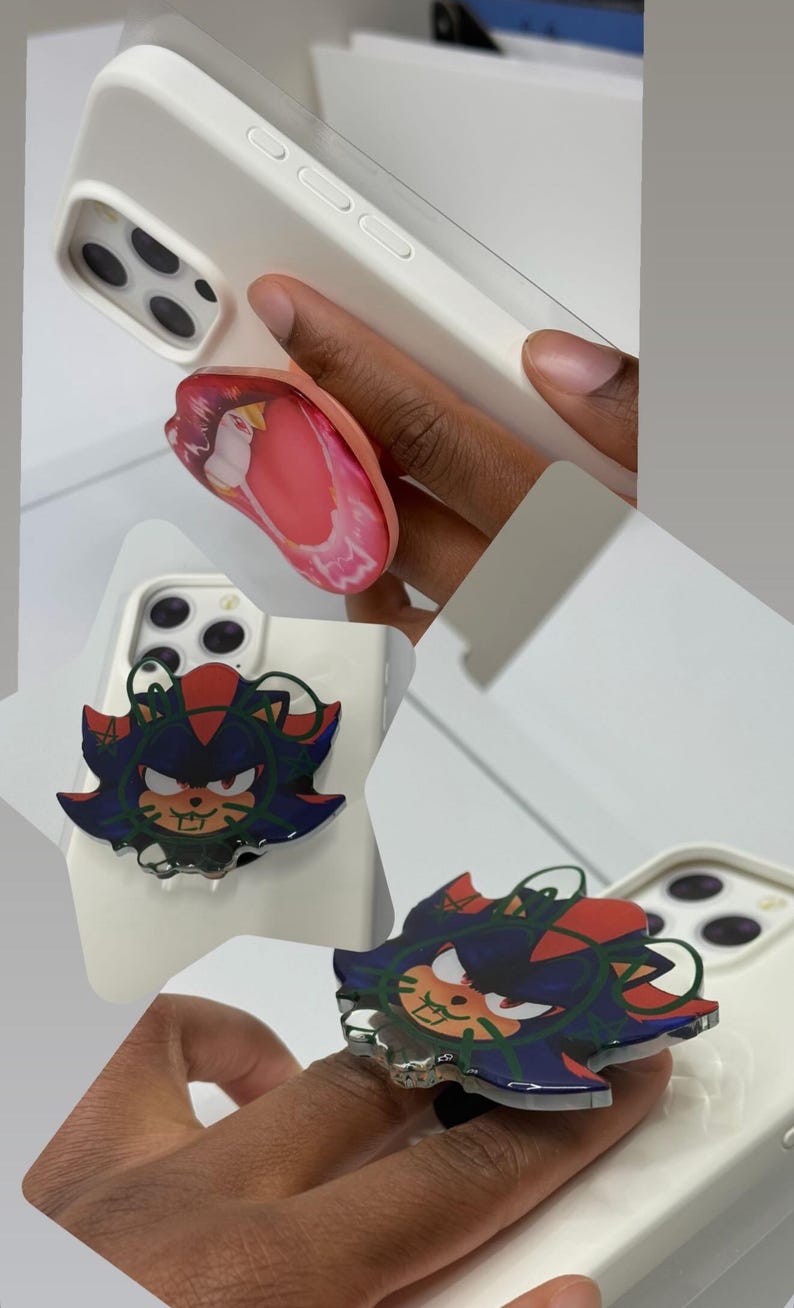 Popsocket Shadow Shadow the Hedgehog Phone Grip |acrylic | Popsocket | Phone Accessory ...