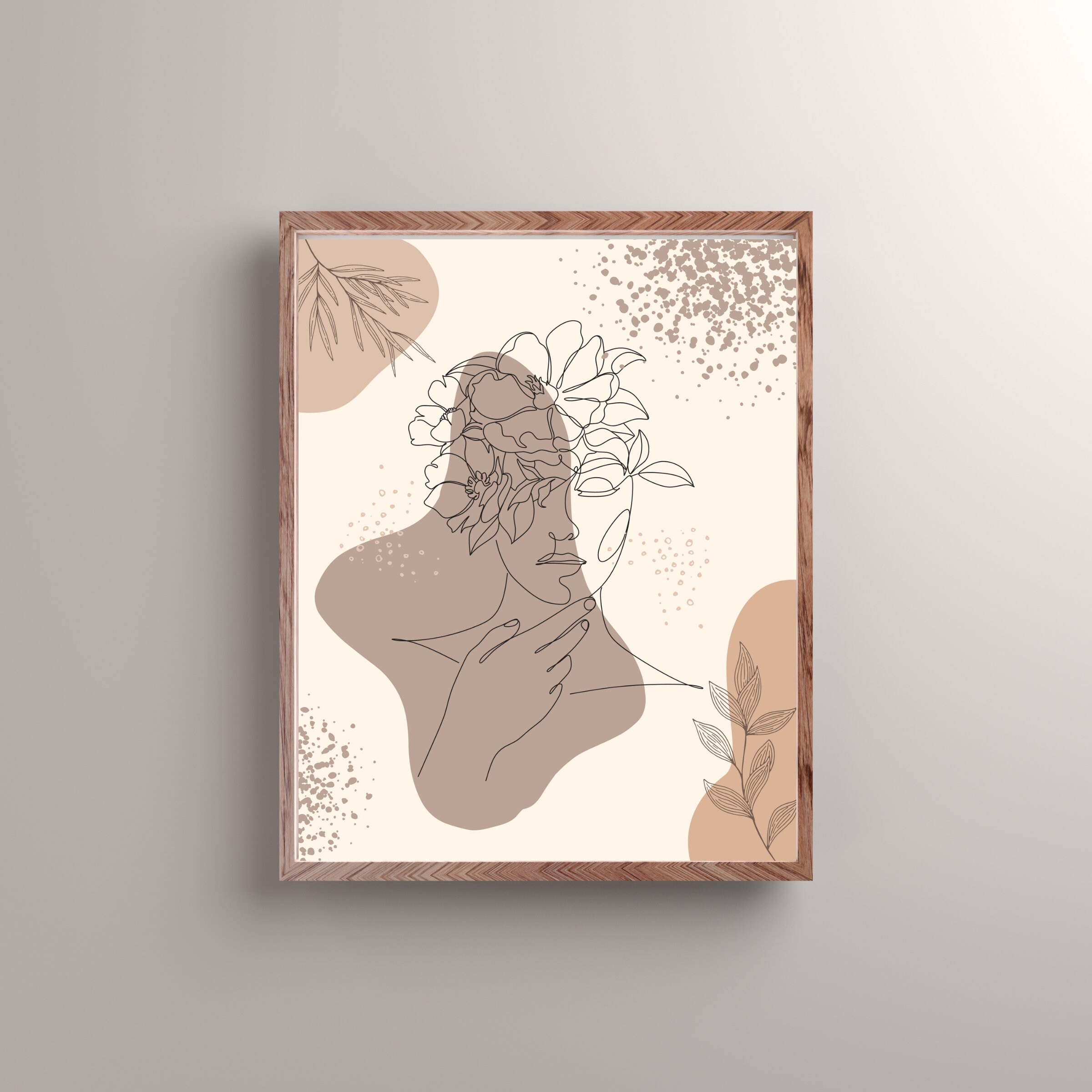 Boho Wall Art and Minimalist Wall Decor Boho Chic Style Etsy