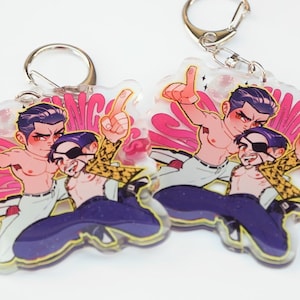 yakuza keychain ft. kiryu & majima!