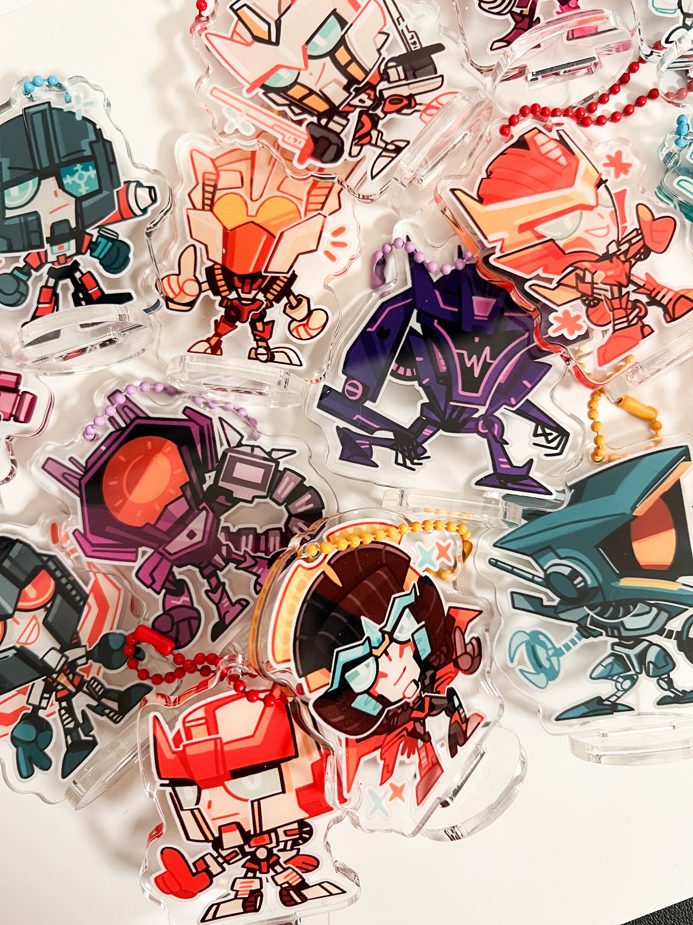 TF KEYCHAIN STANDEES (G1, prime, mtmte, etc.) 2.5" - preorder