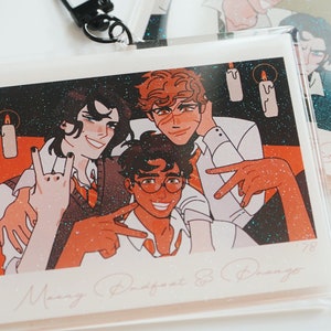 marauders polaroid keychain 3.5&quot;