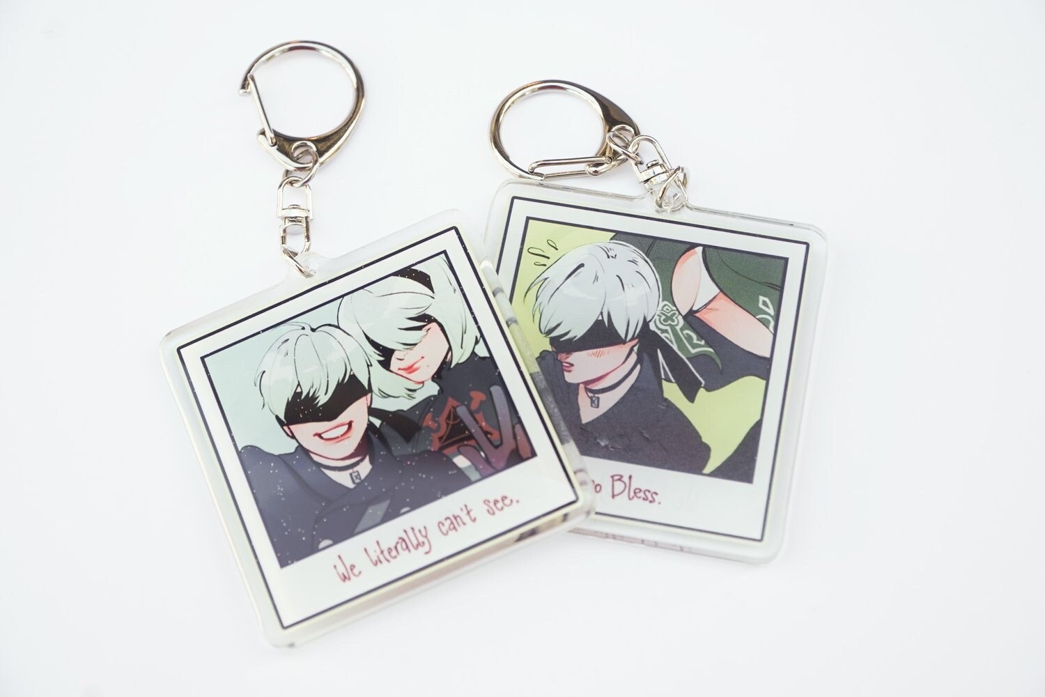 NieR:Automata Ver1.1a Acrylic Keychain: 9S (YoRHa No. 9 Type S) Japan New Porte-clés NieR:Automata Ver1.1a Acrylic Keychain: 9S (YoRHa No. 9 Type S) Japan New Porte-clés