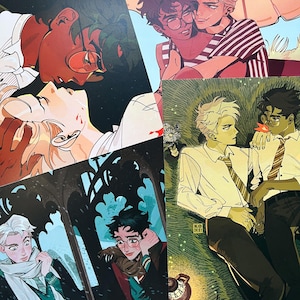 drarry illustration prints -- 8.5 x 11&quot;