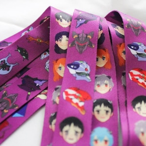 nge lanyard ft. kaworu, shinji, asuka, rei, & the angels!
