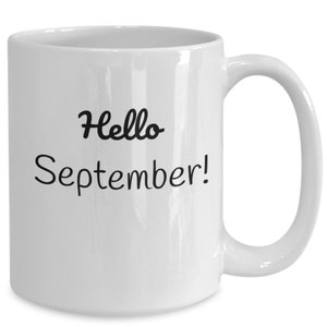 Gift for Virgo/Libra , Coffee Lover, Custom September Mug, Autumn Coffee Mug, Fall Birthday Present