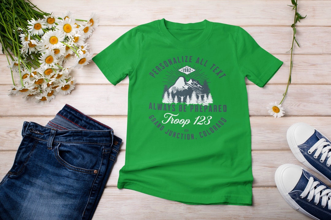 Custom Girl Scout Troop Shirt Custom Girl Scout Shirt Custom Etsy