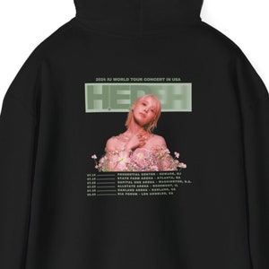 IU World Tour Hoodie, IU, Lee Ji-eun, iu merch, kpop merch, iu world tour, kpop hoodie, kpop, iu kpop, iu uaena, uaena, iu concert, kpop tee