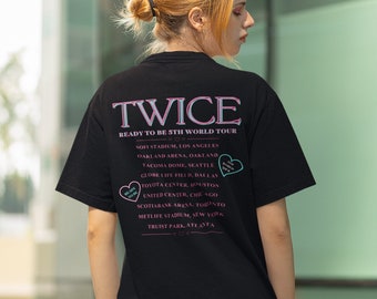 Twice Tshirt | Twice Ready to Be World Tour Shirt | Twice Merch