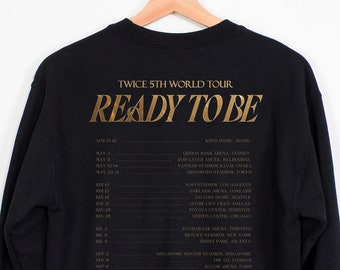 Twice 5th World Tour Sweatshirt, Twice, Kpop, Twice concert, Twice long sleeve, Twice tour, twice merch, sana, nayeon, tzuyu, kpop merch