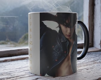 Tazza Jungkook Color Morphing da 11 once, Bts, Jungkook, Bts Jungkook, Kpop, tazza Kpop, merchandising BTS, merchandising Kpop, cooky, rm, jimin, taehyung, suga, jin