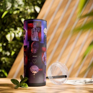 Love and Deepspace Tumbler, love and deepspace, zayne, rafayel, xavier, sylus, caleb, lad, otome, anime, kawaii, anime tumbler, anime cup
