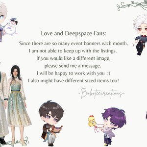 Love and Deepspace Pillow, love and deepspace, anime pillow, gamer girl, sylus, caleb, zayne, rafayel, xavier, lads, anime boyfriend, BL, hi image 10