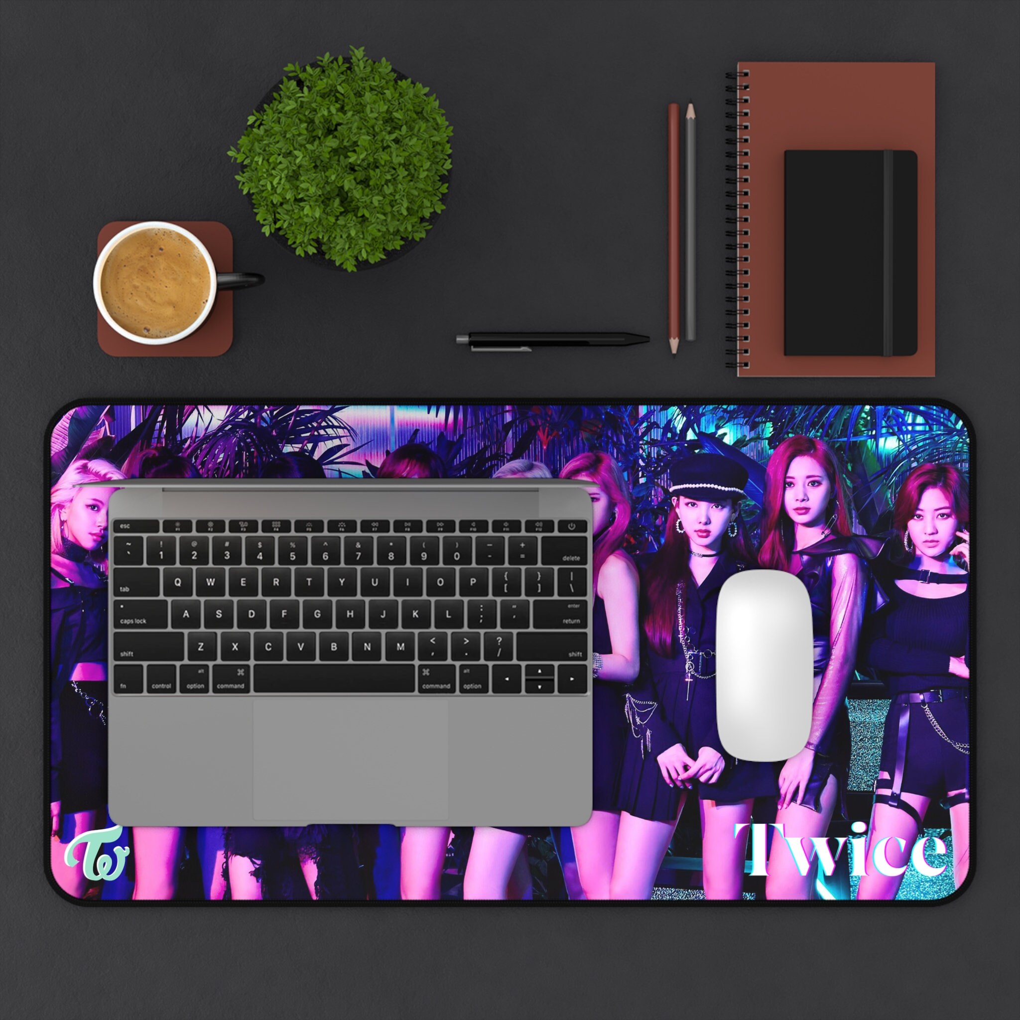 Twice Kpop Desk Mat: Group Photo, Kpop Merch - Etsy