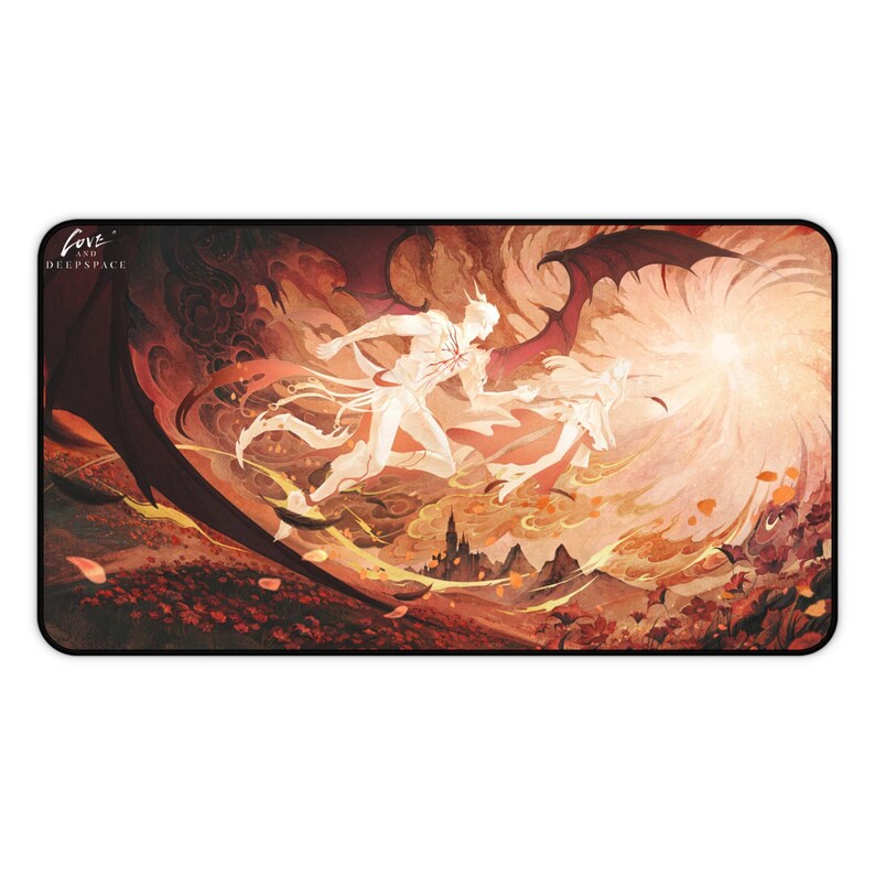 Tapis de bureau Love and Deepspace, love and deepspace, otome, rafayel, sylus, caleb, zayne, xavier, anime, kawaii, gamer, final fantasy, lads, image 4