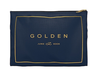 BTS Jungkook Golden Small Cellphone Wallet | BTS Jungkook Inspired