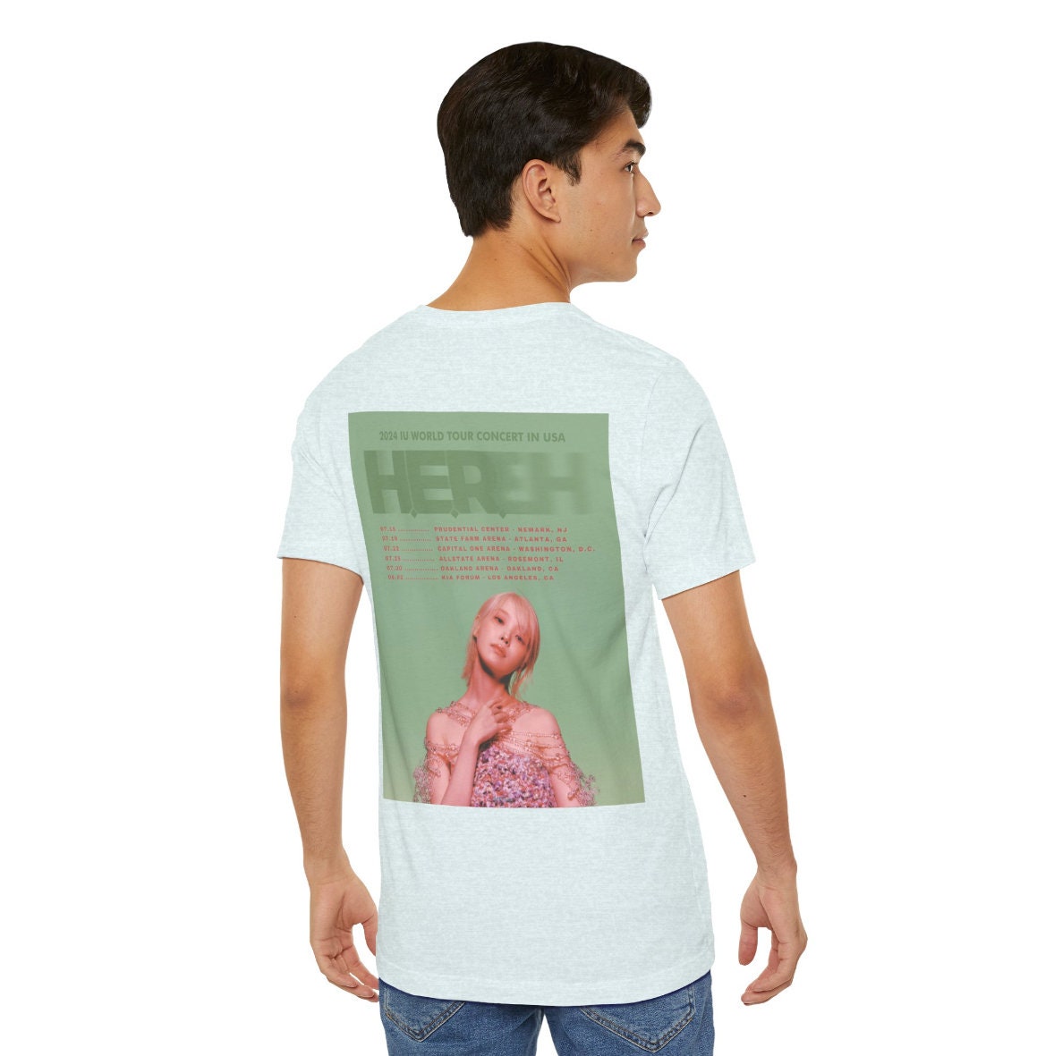 IU Hereh World Tour T-shirt - Kpop Concert Tee - Etsy