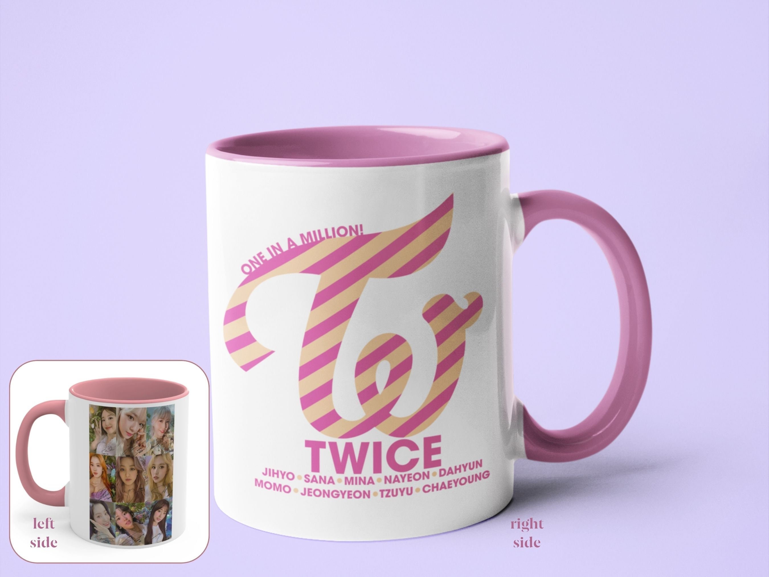TWICE twice gogo fightinチェヨン 直筆サイン マグカップ Twice Mug, Kpop Mug, Twice Merch, Kpop, Twice, Twice Once, Twice