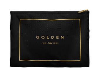 BTS Jungkook Golden Small Cellphone Wallet | BTS Jungkook Inspired