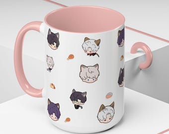 Love and Deepspace Mug, love and deepspace, xavier, zayne, rafayel, sylus, caleb, otome, anime, kawaii, anime mugs, anime merch, anime gifts