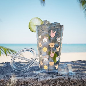 Stray Kids 16oz Tumbler, Stray kids tumbler, stray kids, skz, skzoo, kpop tumbler, kpop merch, stray kids merch, kpop, bangchan, hyunjin,