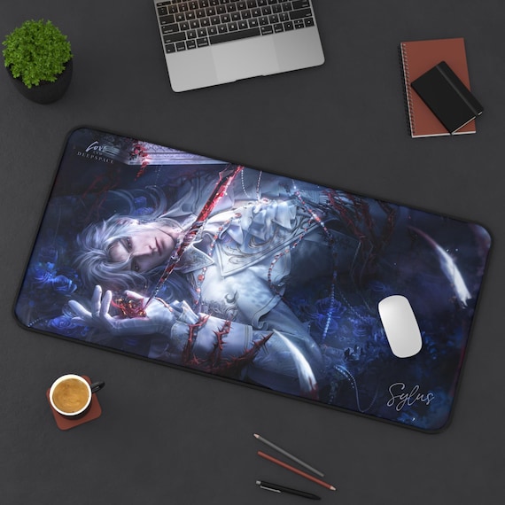 Love and Deepspace Desktop Pad, love and deepspace, otome, sylus, anime, kawaii, sylus dragon, gaming, rpg, lads, sylus lads, mouse pad,