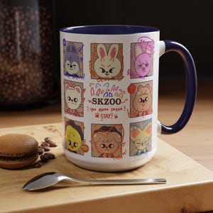 Stray Kids Mug, Skzoo Mug, kpop mug, stray kids gifts, stray kids, skzoo gift, kpop gifts, bangchan, hyunjin, leeknow, kpop, skz, skzoo, han image 5