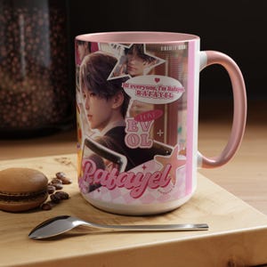 Love and Deepspace Mug, love and deepspace, xavier, zayne, rafayel, sylus, caleb, otome, anime, kawaii, anime mugs, anime merch, anime gifts