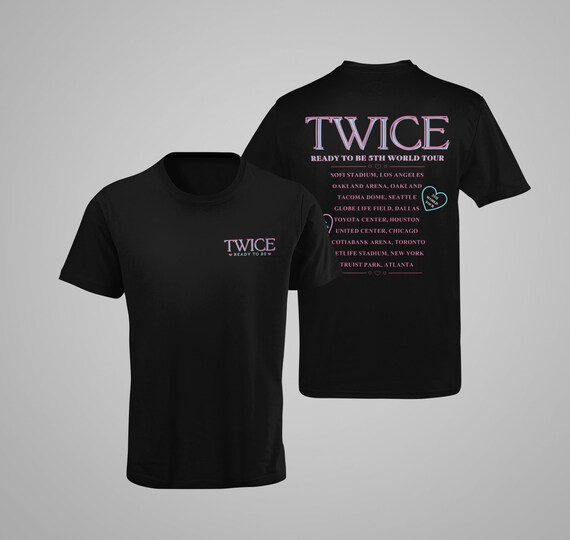 TWICEワールドツアーシャツ、TWICEツアーシャツ、TWICEシャツ、TWICE