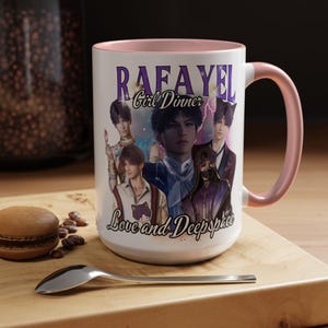 Love and Deepspace Mug, love and deepspace, xavier, zayne, rafayel, sylus, caleb, otome, anime, kawaii, anime mugs, anime merch, anime gifts