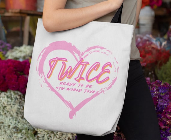 twice バッグ Twice 5th World Tour Tote Bag, Twice Tote Bag, Twice World Tour